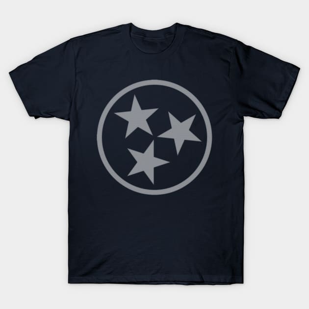 Tennessee Tri-star T-shirt T-Shirt by MetaModern